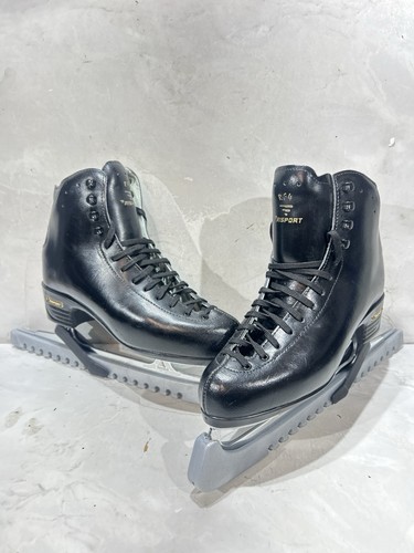 Risport rf4 black leather ice - black,